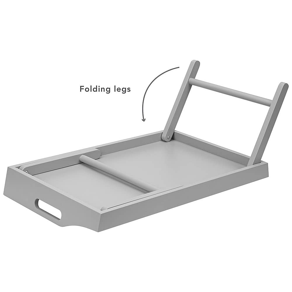 Alt View 14. Rossie Home - Media Bed Tray for 17.3" Laptop or Tablet - Calming Gray.