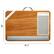 Alt View 14. Rossie Home - Premium Lap Desk for 15.6" Laptop - Acacia Wood Golden Saddle.