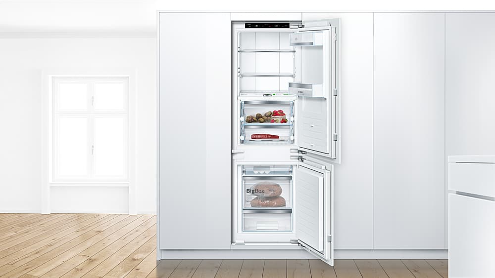 Alt View 15. Bosch - 800 Series 8.3 Cu. Ft. Bottom Freezer Built-In Smart Refrigerator - Custom Panel Ready.