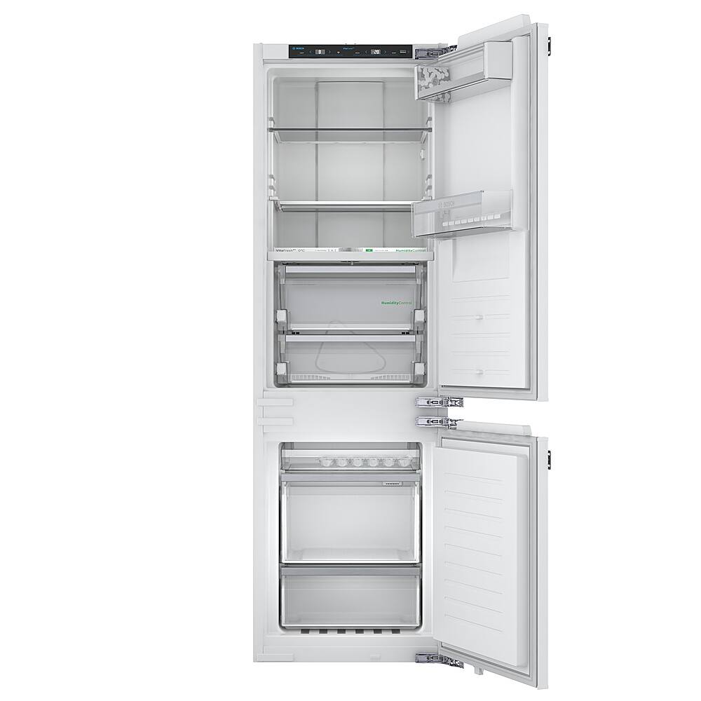 Alt View 1. Bosch - 800 Series 8.3 Cu. Ft. Bottom Freezer Built-In Smart Refrigerator - Custom Panel Ready.