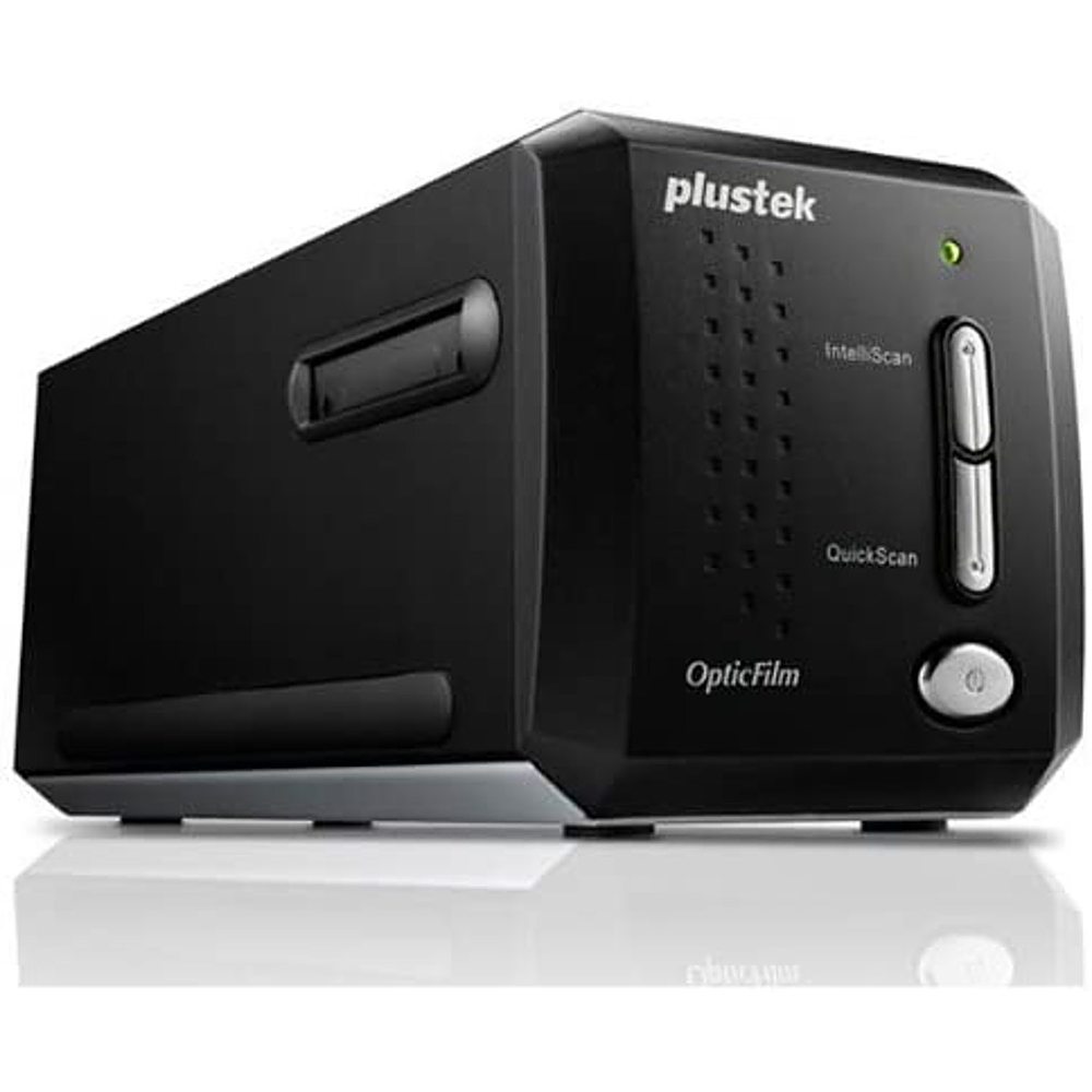 Plustek - OpticFilm 8200i AI 35mm Film and Slides Scanner - Black
