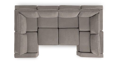 Lovesac - 8 Seats + 10 Sides Padded & Lovesoft (22 Boxes) - Taupe