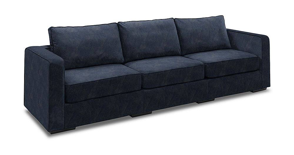 Angle View: Lovesac - 3 Seats + 5 Sides & Lovesoft (10 Boxes) - Midnight Navy