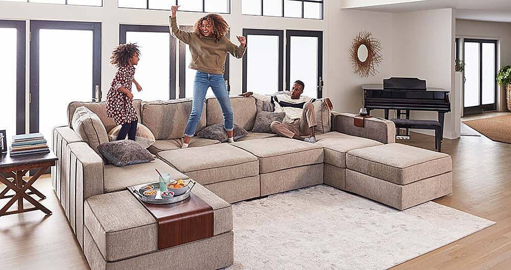 Lovesac 4 Seats + 4 Sides & Lovesoft (10 Boxes) Midnight Navy VV7680 Best Buy