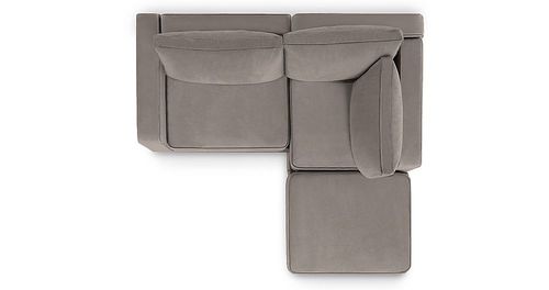 Lovesac - 3 Seats + 4 Sides Padded & Standard Foam (9 Boxes) - Taupe