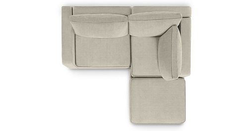 Lovesac - 3 Seats + 4 Sides Chenille & Lovesoft (9 Boxes) - Tan