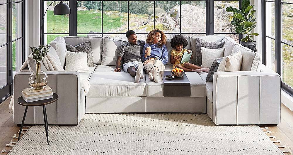 Best Buy Lovesac 8 Seats + 10 Sides Combed Chenille & Lovesoft Taupe