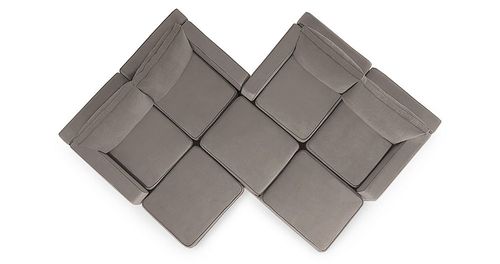 Lovesac - 7 Seats + 8 Sides Padded & Standard Foam (19 Boxes) - Taupe