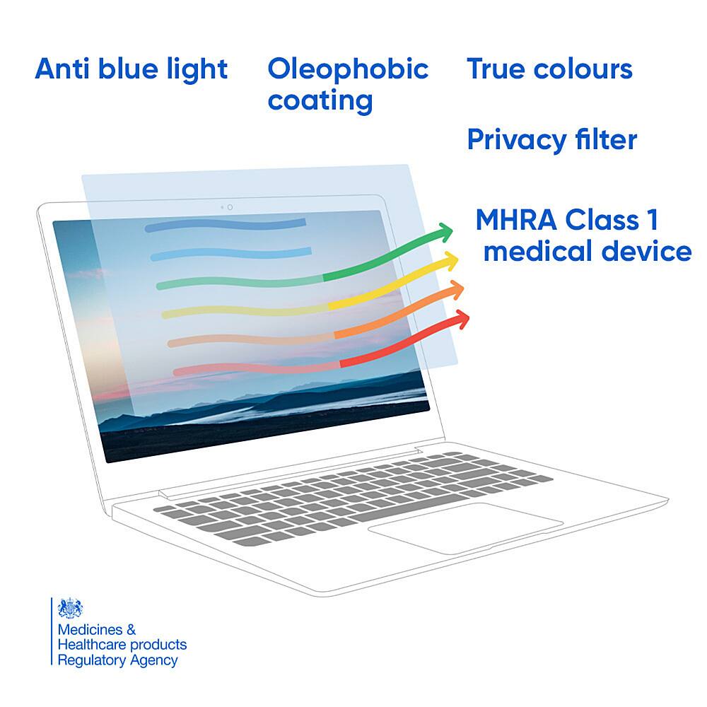 Best Buy Ocushield Anti Blue Light Screen Protector for 14" Laptops