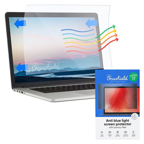 

Ocushield - Anti Blue Light Screen Protector for 15" Macbook Pro