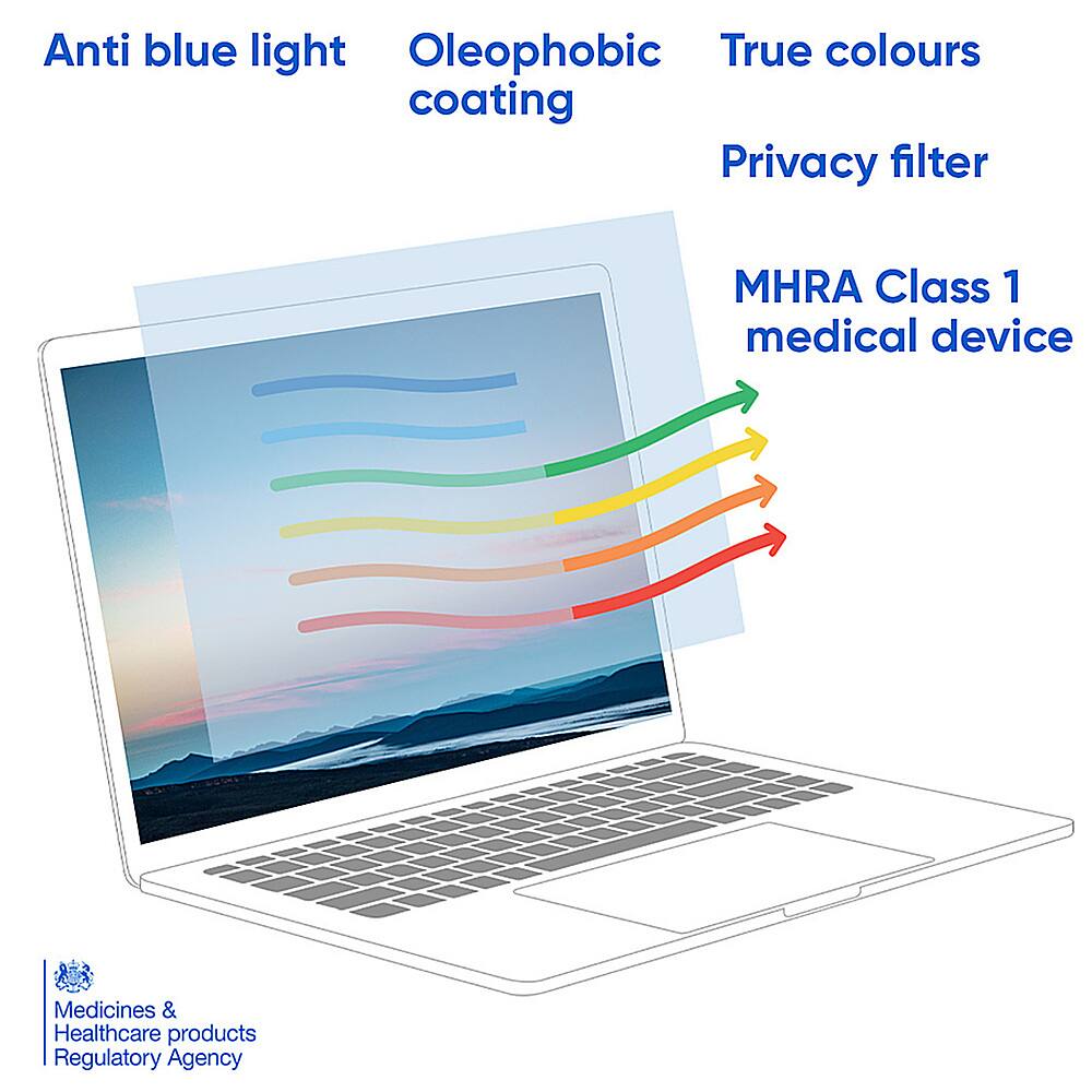 Alt View 11. Ocushield - Anti Blue Light Screen Protector for 13" Macbook Pro.