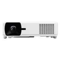 ViewSonic - Projector-LS600W-1280x800 WXGA resolution and 3,000 ANSI lumens-lamp-free LED-HDTV - White - Front_Zoom