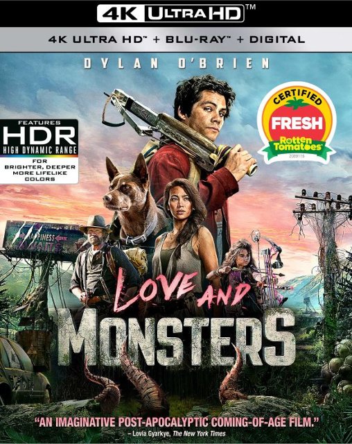 Love and Monsters Includes Digital Copy [4K Ultra HD Blu ...