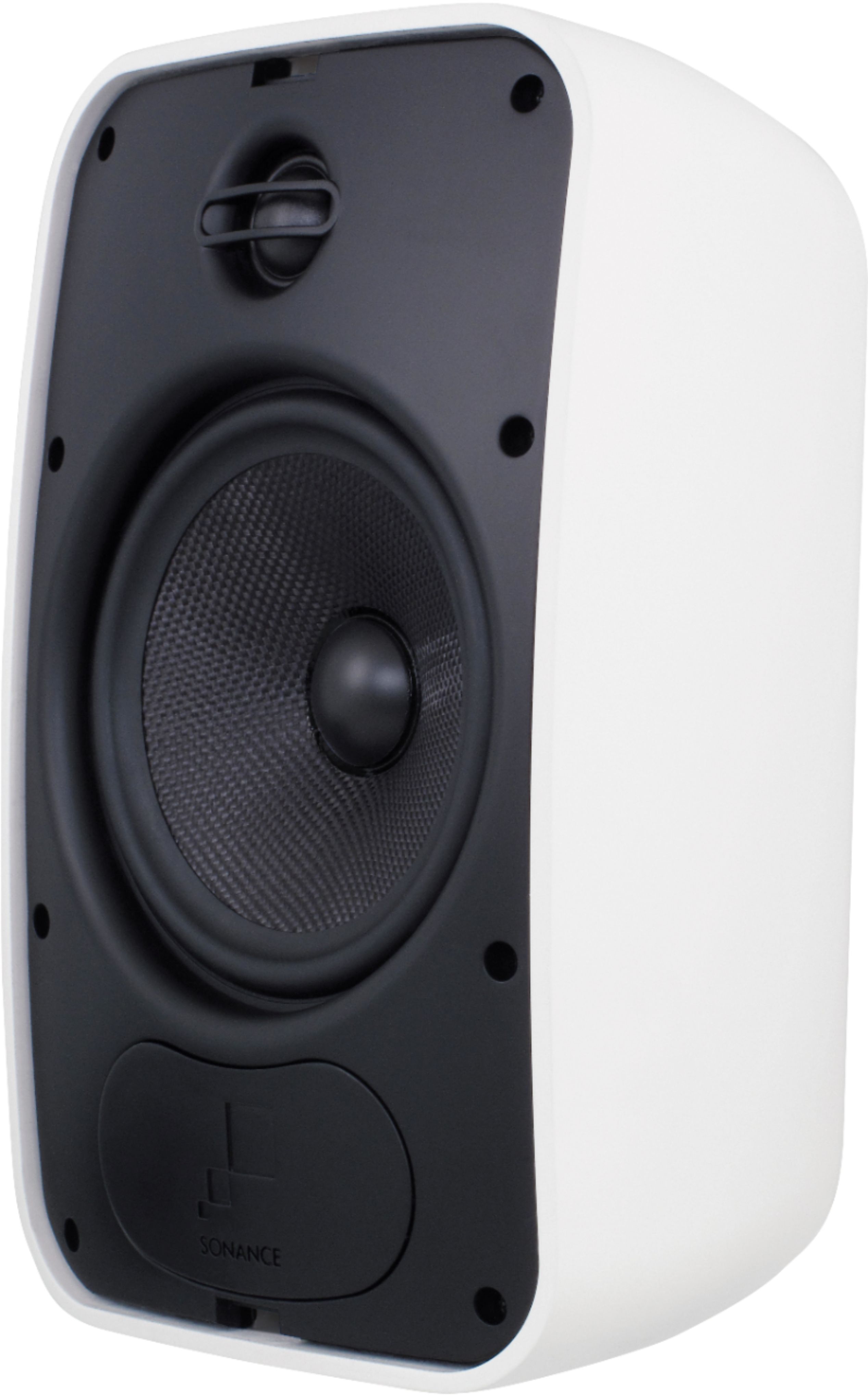 Back View: Sonance - MAGO6SYSV3 - Mag Series 2.0-Ch. Outdoor Speaker System Powered By Sonos® (Each) - Paintable White