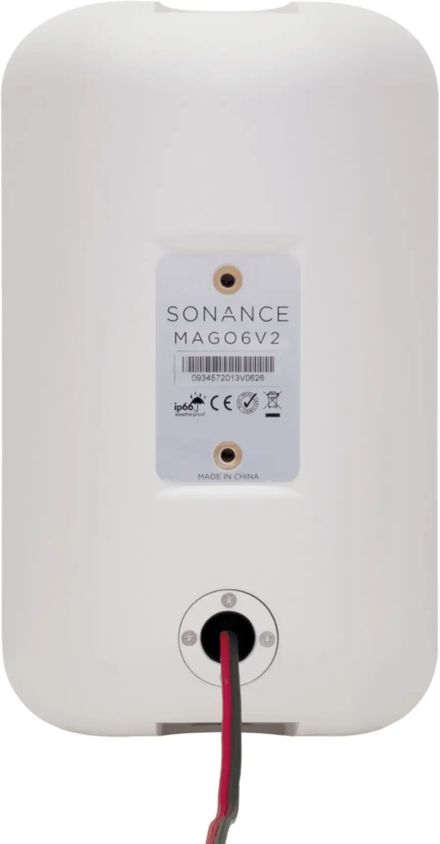 Alt View 19. Sonance - MAGO6SYSV3 - Mag Series 2.0-Ch. Outdoor Speaker System Powered By Sonos® (Each) - Paintable White.