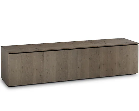 Angle. Salamander Designs - Chameleon Lancaster Cabinet for Flat-Panel TVs Up to 85" - Barnboard Oak.