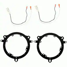 Front. Metra - Speaker Bracket for Select 2018-2023 Mitsubishi Outlander - Black.