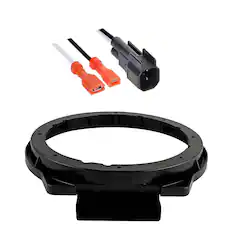 Front. Metra - Speaker Bracket for Select 2014-2016 Chevrolet Silverado - Black.