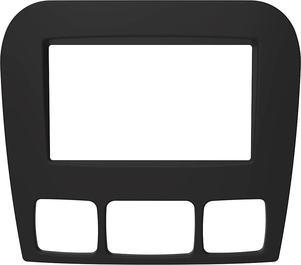 Alt View 15. Metra - Dash Kit for Select 2000-2006 Mercedes-Benz S DIN DDIN - Matte Black.