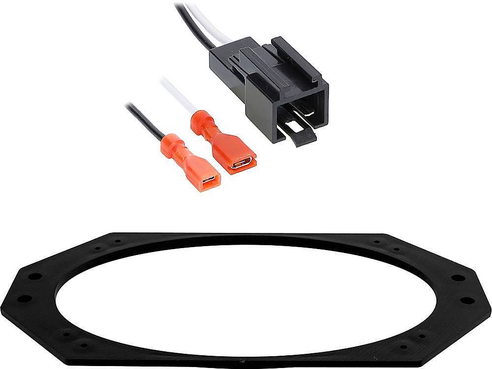 Alt View 11. Metra - Speaker Adapter Kit for Jeep Wrangler 1997-2006 Vehicles - Black.