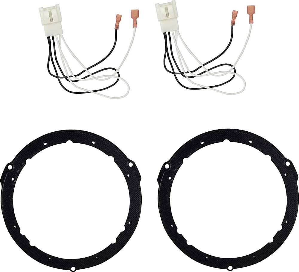 Metra - Speaker Bracket for Select 2012-2021 Ford Mustang Expedition - Black - Front_Zoom