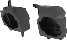 Left. Metra - Speaker Pods for Select Jeep Wrangler Vehicles - Black.