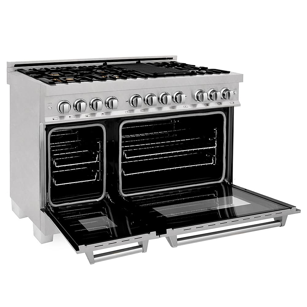 ZLINE 6.0 cu. ft. Dual Fuel Range with Gas Stove and Electric Oven in