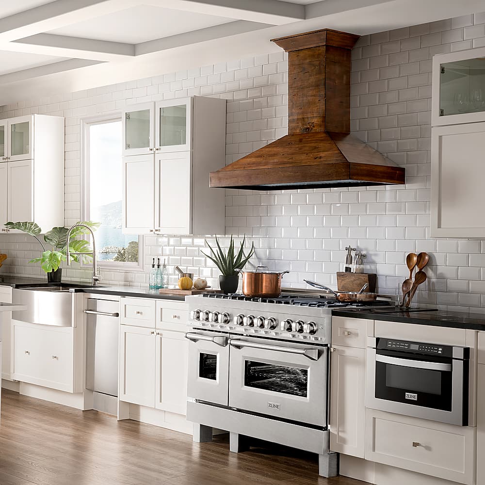 ZLINE 6.0 cu. ft. Dual Fuel Range with Gas Stove and Electric Oven in