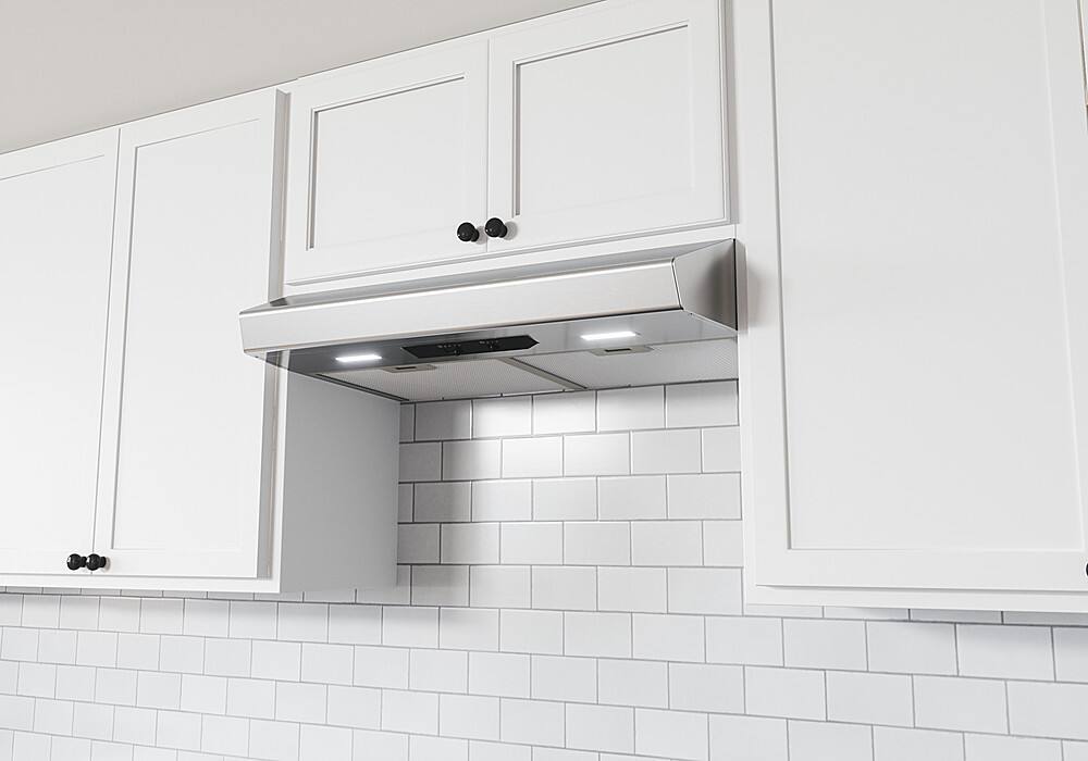 Alt View 12. Zephyr - Breeze 30 in. 250 CFM Under Cabinet Range Hood with LED Light - Stainless Steel.