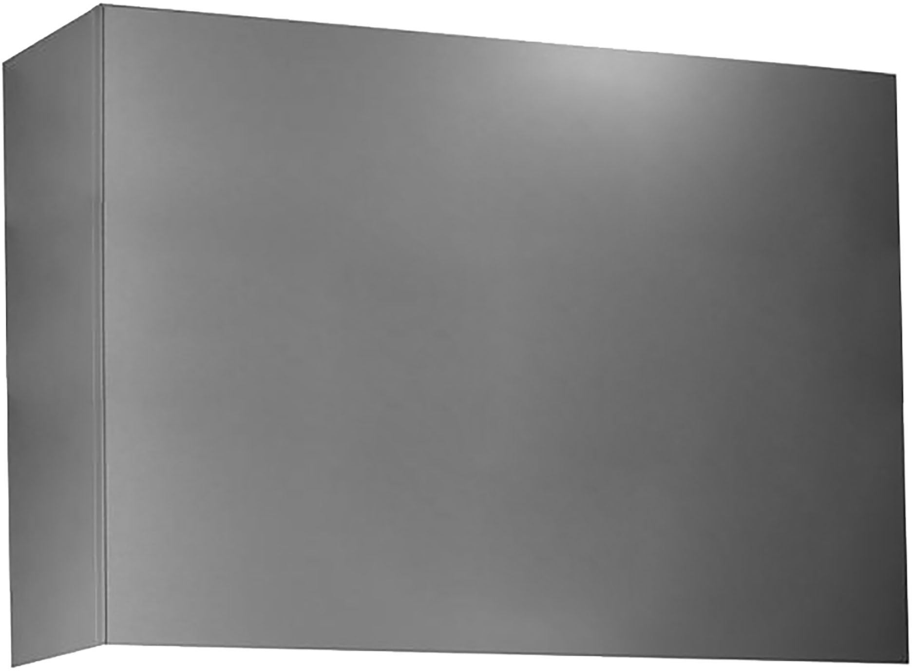 Angle View: Zephyr - Duct Cover Extension for AK7000CS and AK7500CS in Stainless Steel for Range Hood - Stainless steel