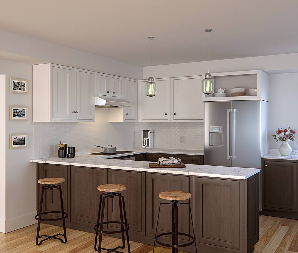 Alt View 13. Zephyr - Breeze 36 in. 250 CFM Under Cabinet Range Hood with LED Light - Stainless Steel.