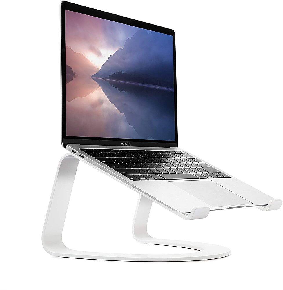 Alt View 11. Twelve South - Curve Stand for MacBook - White.