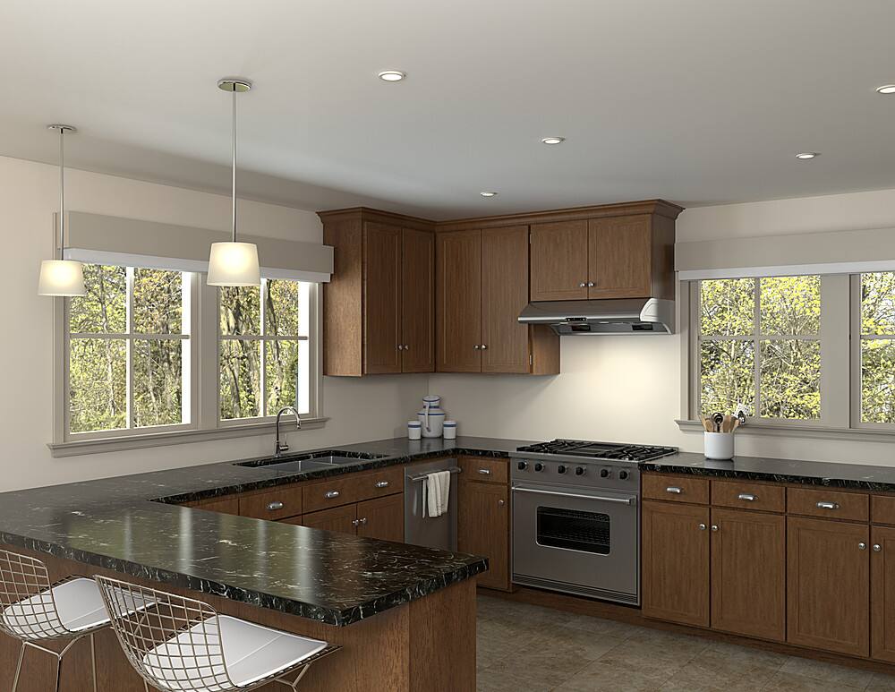 Alt View 13. Zephyr - Typhoon 42 in. 850 CFM Under Cabinet Mount Range Hood with LED Light - Stainless Steel.