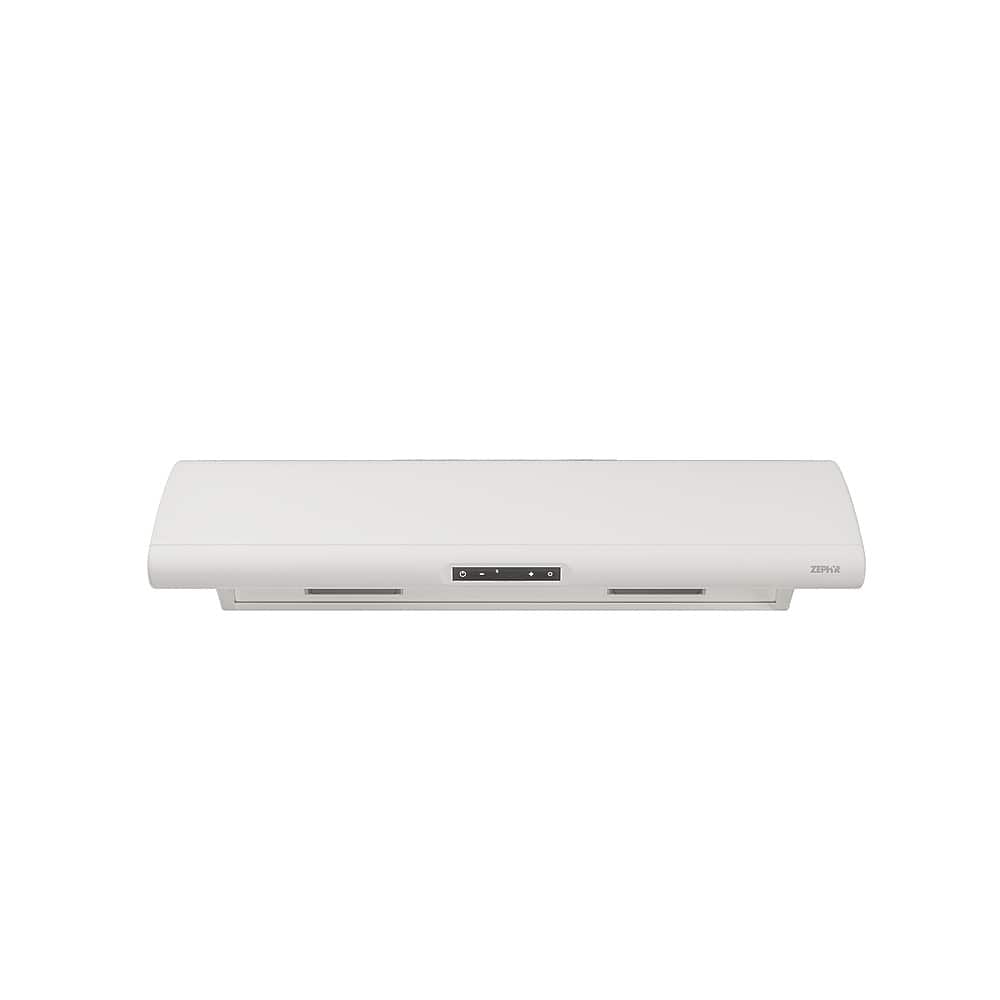 Front. Zephyr - Typhoon 30 in. 850 CFM Under Cabinet Mount Range Hood with LED Light - Matte White.