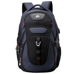 Swissdigital Design - Vector Backpack - Blue and Black - Front_Zoom