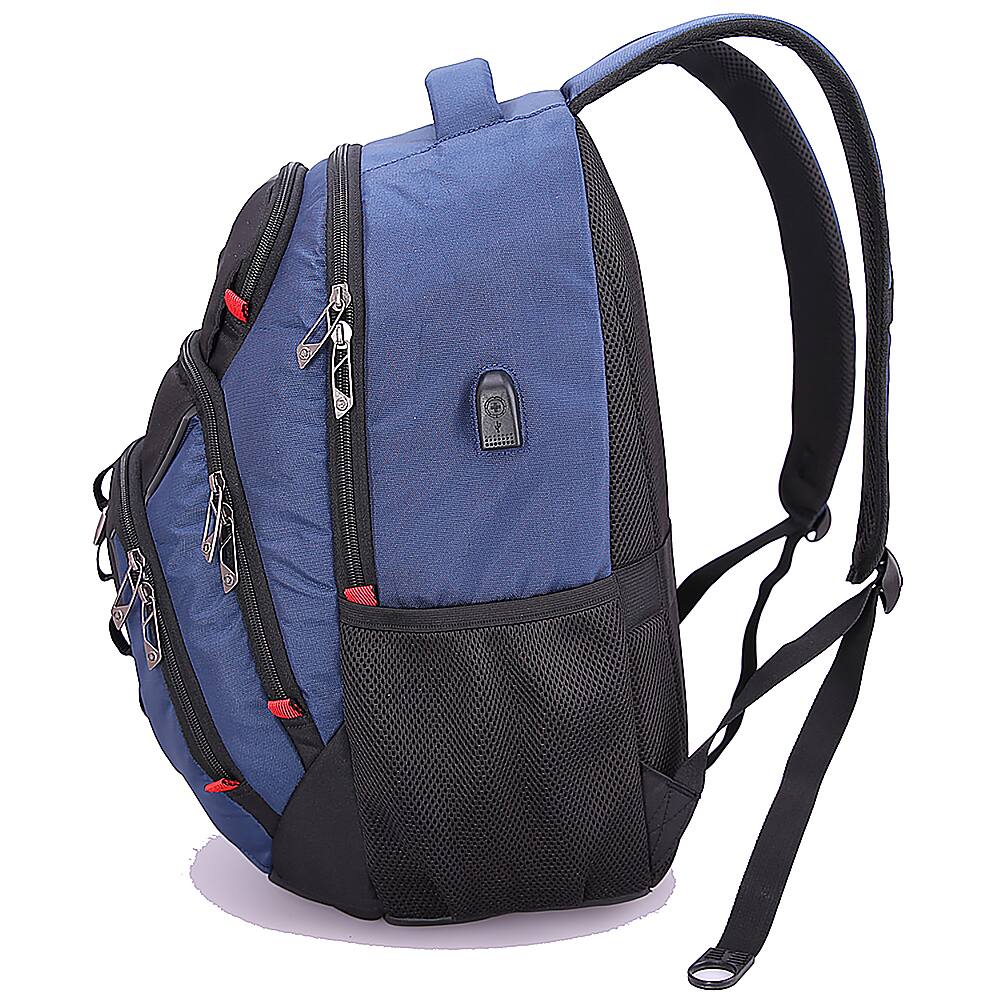 Alt View 1. Swissdigital Design - Vector Backpack - Blue and Black.