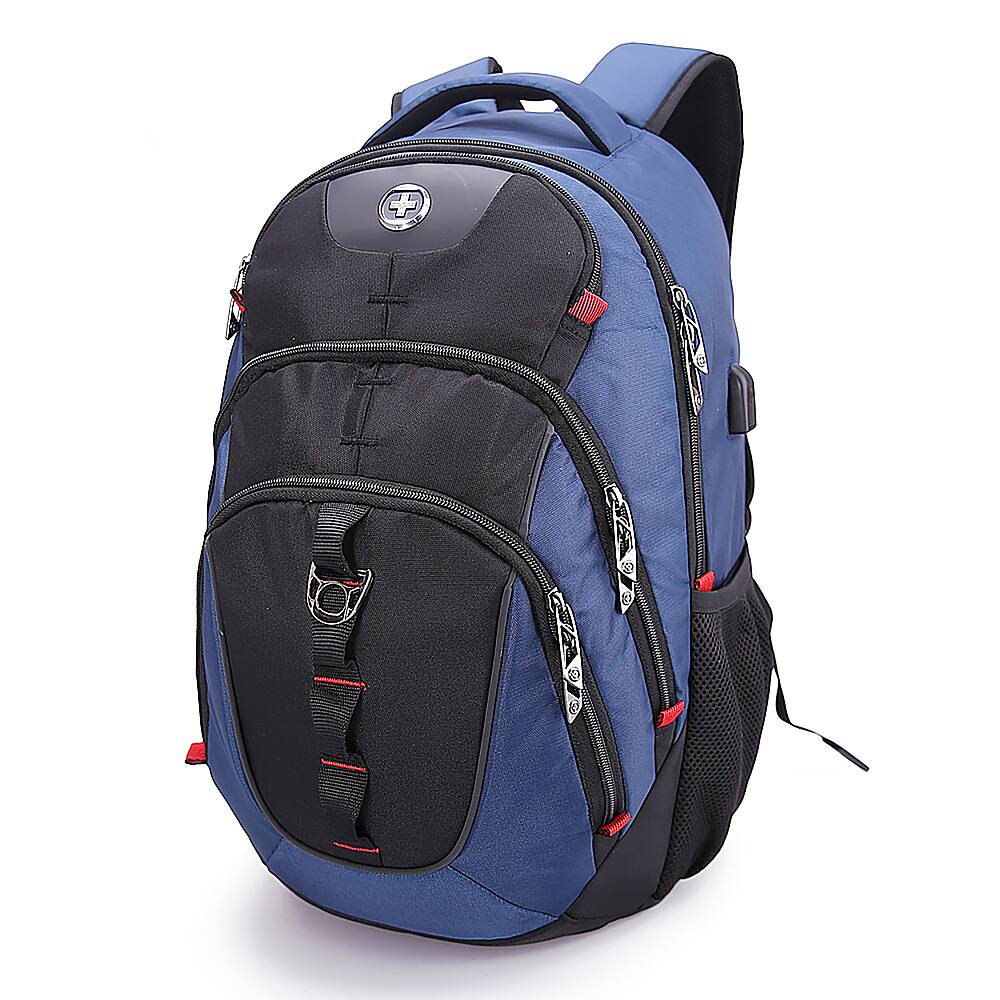 Alt View 11. Swissdigital Design - Vector Backpack - Blue and Black.