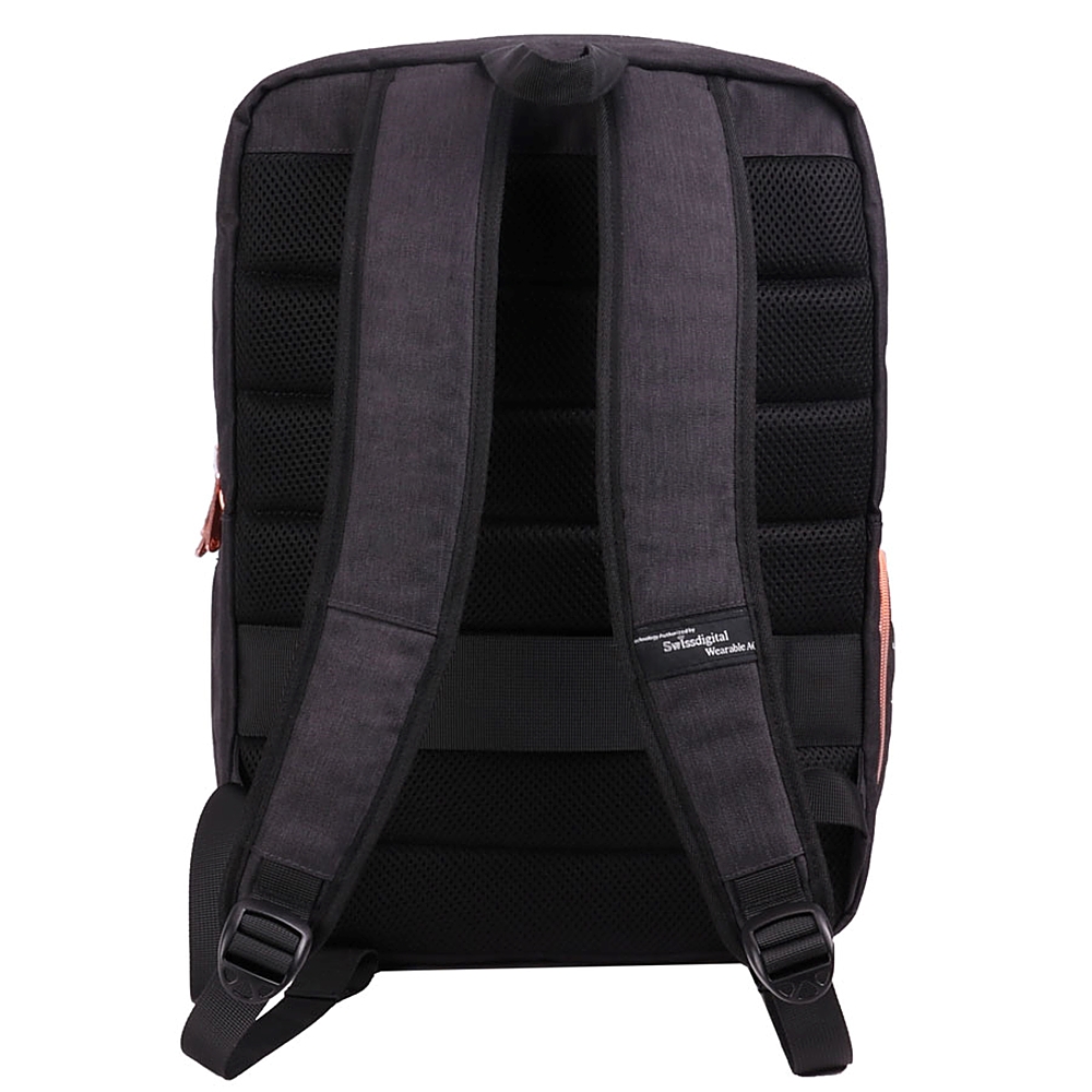 Left View: Samsonite - Large Kombi Backpack for 15.6" Laptop - Black/Brown