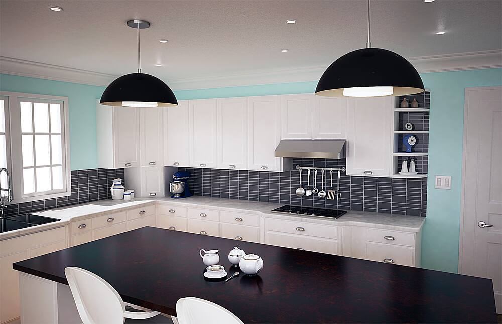 Alt View 11. Zephyr - Gust 36 in. 400 CFM Under Cabinet Mount Range Hood with LED Light - Stainless Steel.