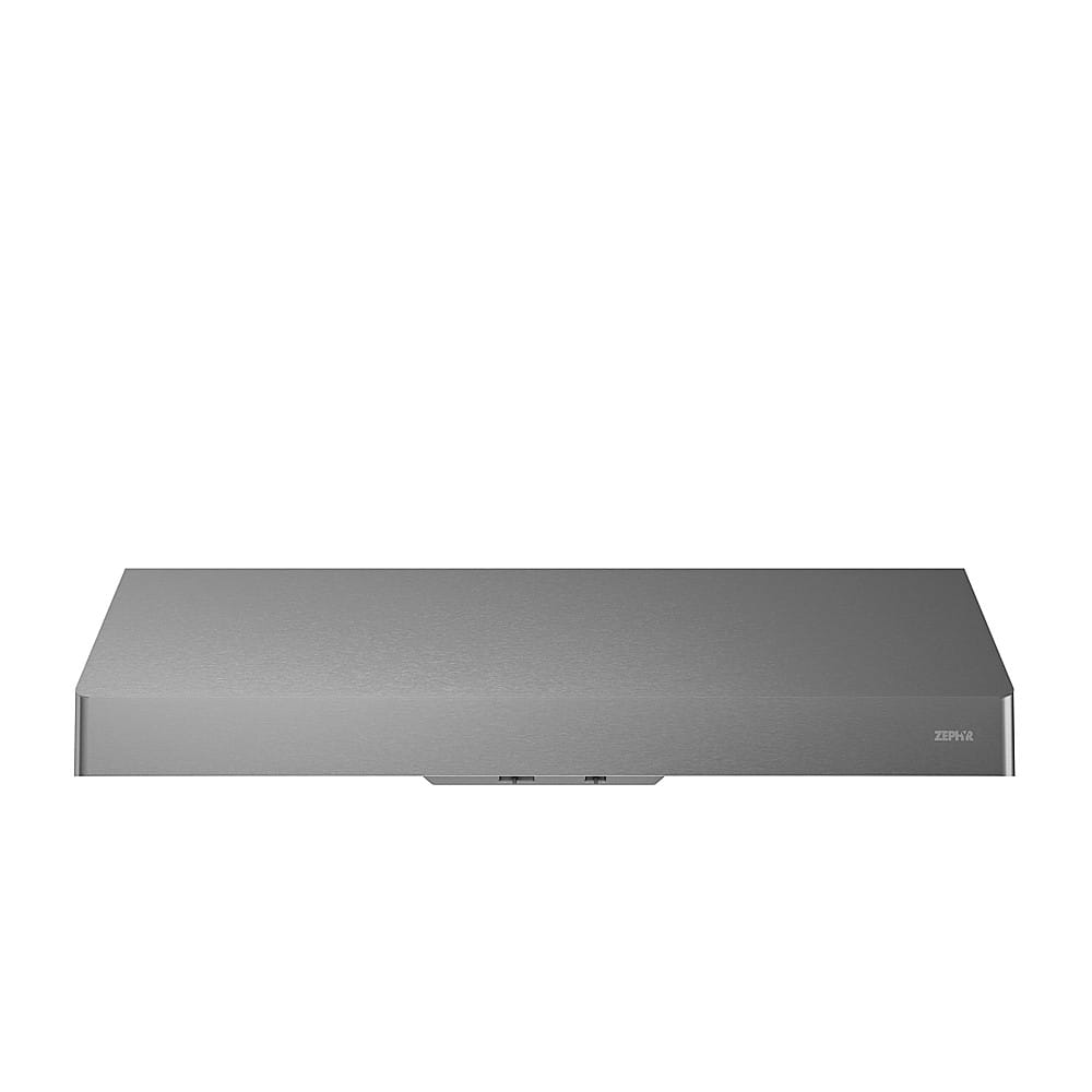 Front. Zephyr - Gust 30 in. 290 CFM Under Cabinet Mount Range Hood with LED Light - Stainless Steel.