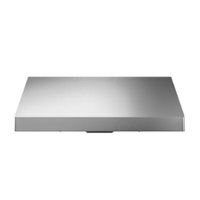 Zephyr - Tempest II 48 in. 650 CFM Wall Mount Range Hood with LED Light in Stainless Steel - Stainless steel - Front_Zoom