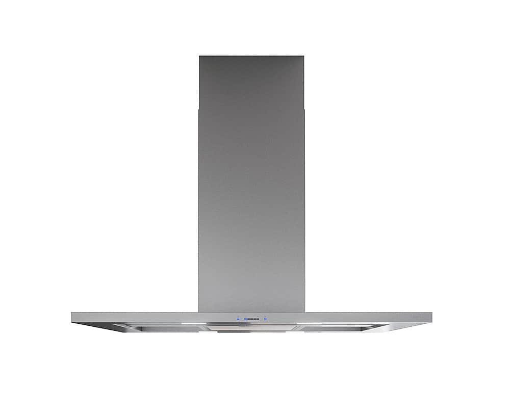 Zephyr - 36 inches - Convertible - Island Range Hood - Stainless Steel - Front_Zoom
