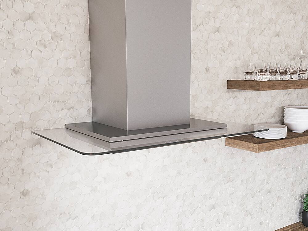 Alt View 16. Zephyr - Verona 36 in. 600 CFM Wall Mount Range Hood with LED Light - Stainless Steel.