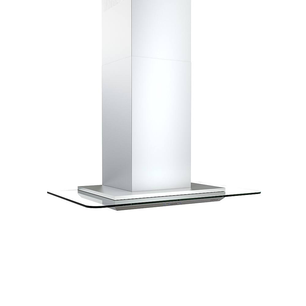 Left. Zephyr - Verona 36 in. 600 CFM Wall Mount Range Hood with LED Light - Stainless Steel.