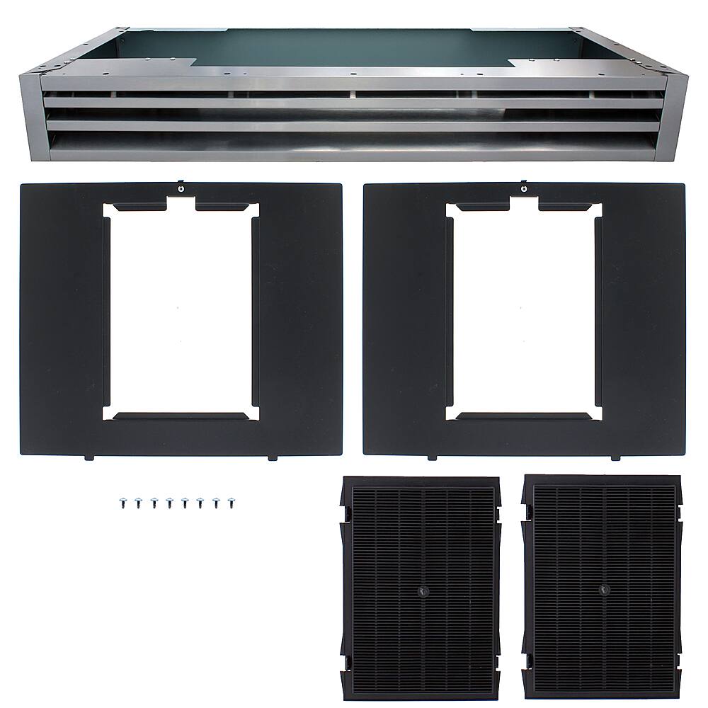 Front. Zephyr - Recirculating Kit for AK7042CS and AK7542CS Range Hood - stainless steel.