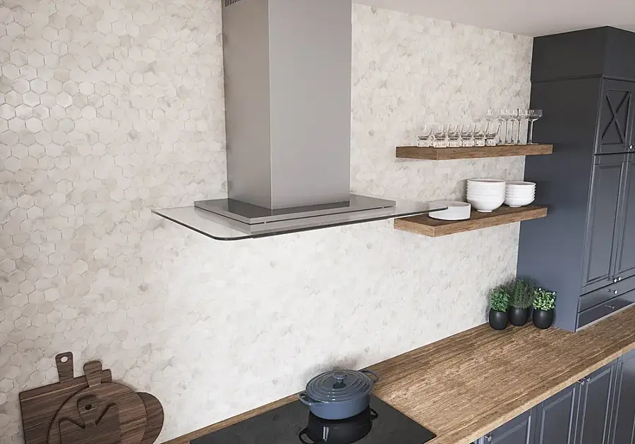 Alt View 14. Zephyr - Verona 30 in. 600 CFM Wall Mount Range Hood with LED Light - Stainless Steel.