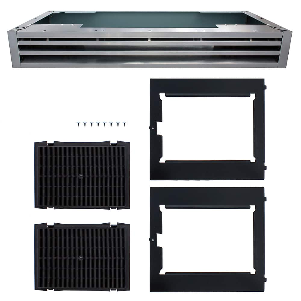 Angle View: Zephyr - Recirculating Kit for AK7048CS AK7448AS AK7548CS Range Hood - Silver