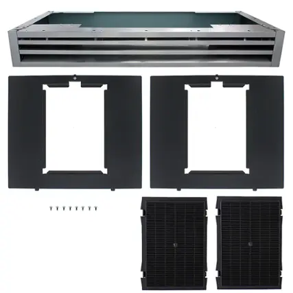 Front. Zephyr - Recirculating Kit for AK7048CS AK7448AS AK7548CS Range Hood - Stainless Steel.