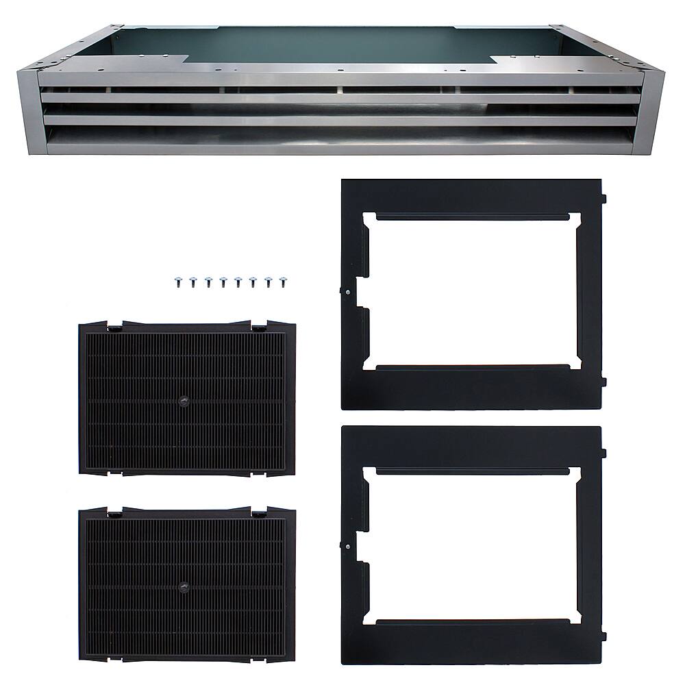 Angle View: Zephyr - Recirculating Kit for AK7000CS AK7300AS AK7400AS AK7500CS Range Hood - Silver