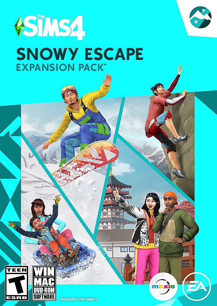 Front. Electronic Arts - The Sims 4 Snowy Escape Expansion Pack.